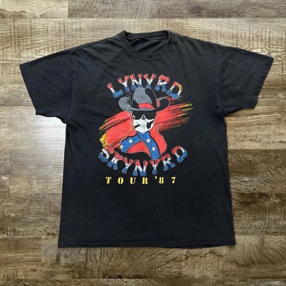 987 Lynyrd Skynyrd Tour T-Shirt – Southern Rock band T-Shirt 134 - Picture 1 of 5